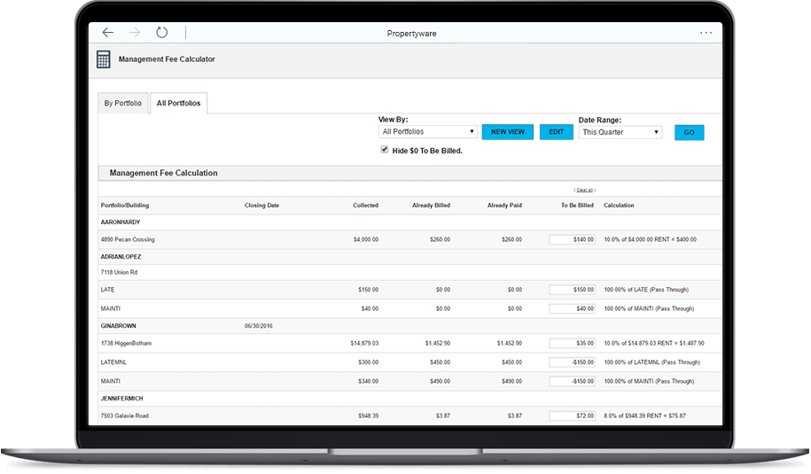 fee management
